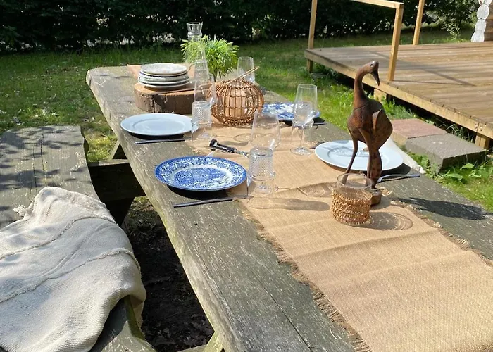 Knus Boomstamhuisje Op De Schatberg - Nabij Toverland Domek alpejski Sevenum
